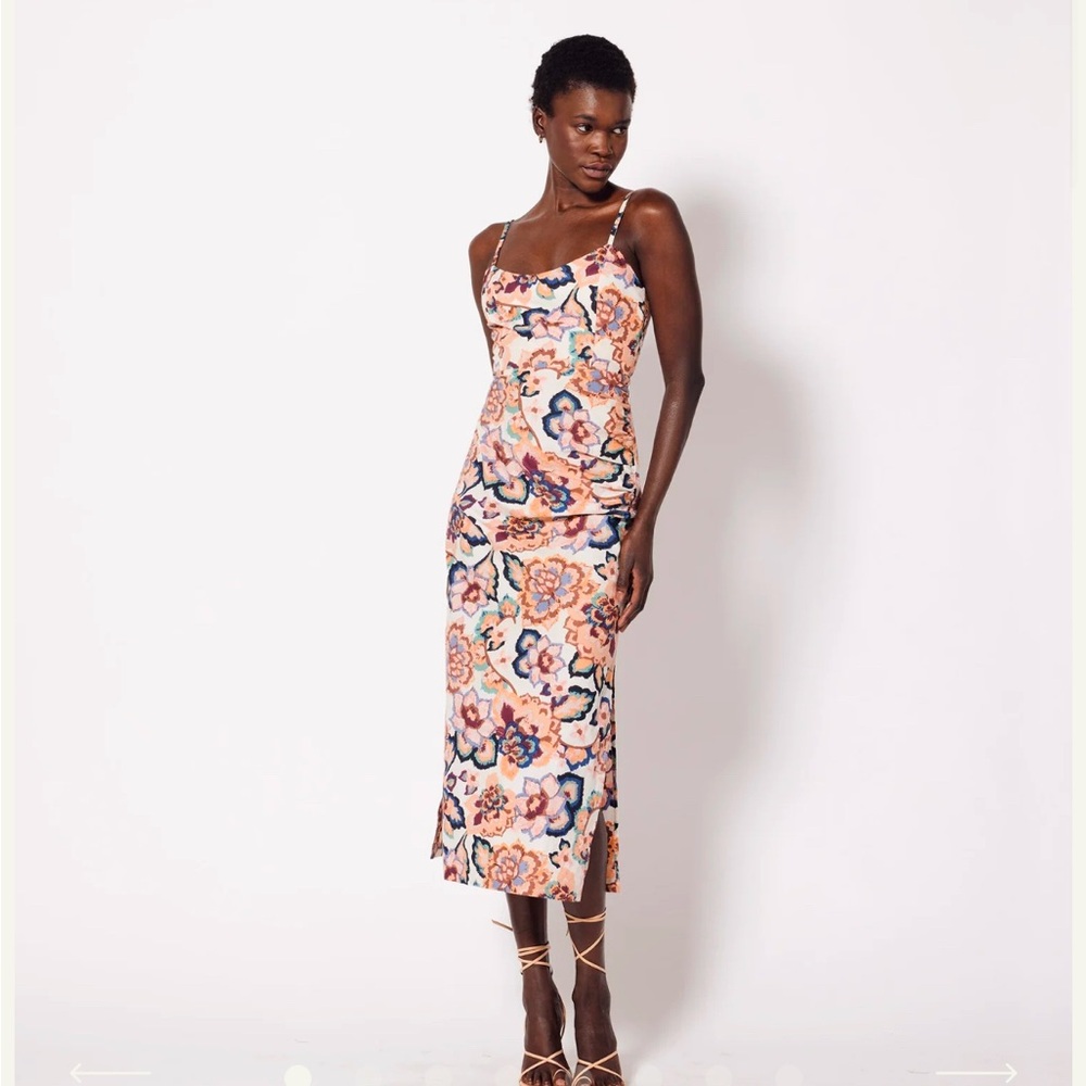 Cleobella Geraldine Midi Dress in Desert Floral